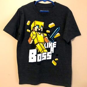 Minecraft T shirt boys size 8